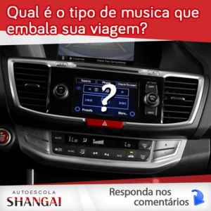 Qual tipo de música embala a sua viagem?