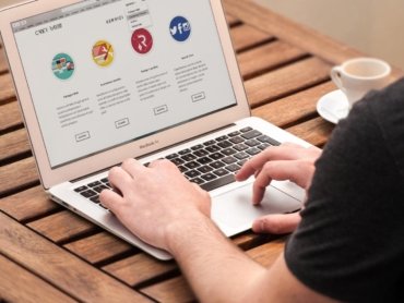 Acessando website em um Macbook Air